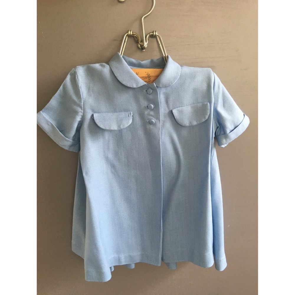 Jack Borgenicht size 3 Toddler Light Blue Top‎ 1950s Children Designer